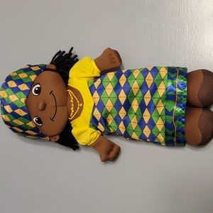 Lakeshore Learning Ghanian Girl Washable 12" Doll